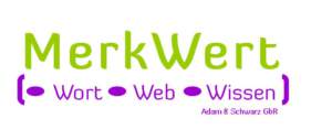 MerkWert - Wort - Web - Wissen (Logo)